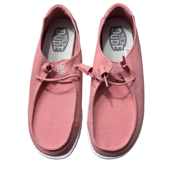 HEY DUDE Wendy Slub Pink Casual Shoes Size 11 -- BRAND NEW CLOSET STAPLE!!! - Picture 2 of 10